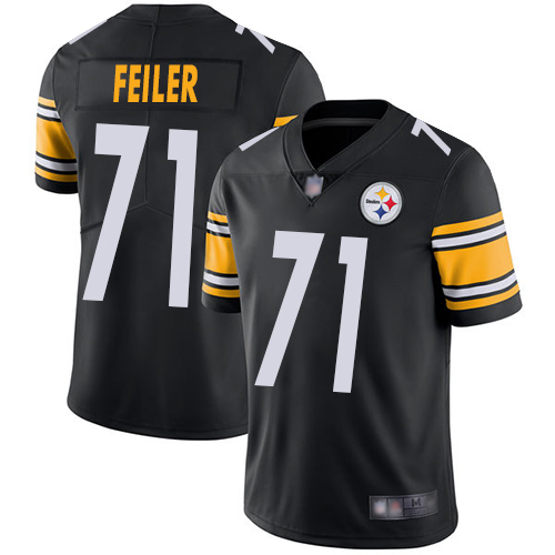 Men Pittsburgh Steelers Football #71 Limited Black Matt Feiler Home Vapor Untouchable Nike NFL Jersey->women nfl jersey->Women Jersey